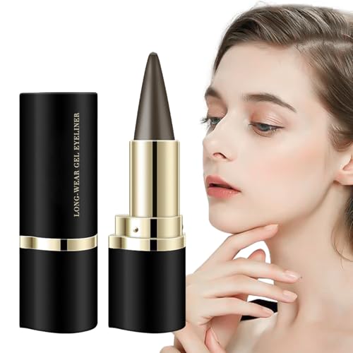 Gel Liner Eyeliner Dunkel | Definiert Linien Wasserdichter Augenliner - Verschmierungssicherer Makeup Stift Für Abend Hochzeit Outdoor Party Arbeit Alltag Zuhause Event Reisen von Hailerio