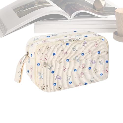 Hailerio Federtasche | Stilvolles Federmäppchen Design | Organizer Stift Aufbewahrung Mit Reißverschluss Und Fächern Für Buntstifte Kosmetik Basteln Mädchen Schule Büro von Hailerio