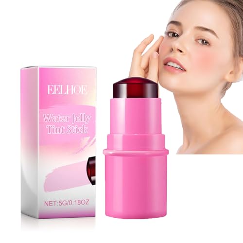 Milk Makeup Jelly Tint Blush,Milk Makeup Water Jelly Tint,Sheer Lip&Cheek Stain,Makeup Jelly Tint Blush,Long Lasting Jelly Texture Moisturising | High Shine Non-Stick Gloss Lip Makeup (rose pink, 5g) von Hailmkont