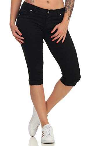 Hailys Jenna Frauen Short schwarz S 76% Baumwolle, 22% Polyester, 2% Elasthan Basics, Streetwear von Hailys