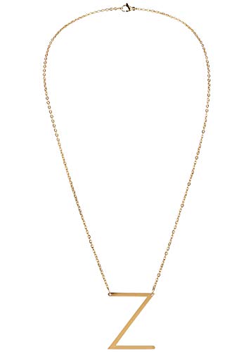 Hailys Damen Fashion Halskette mit Buchstaben Anhänger Z gold von Hailys