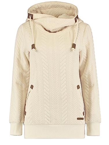 Hailys Damen Hoodie Ja44nette strukturiertes Sweatshirt mit Kapuze NK-1702063-15 Beige M Hailys Damen Hoodie Ja44nette strukturiertes Sweatshirt mit Kapuze NK-1702063-15 Beige M von Hailys