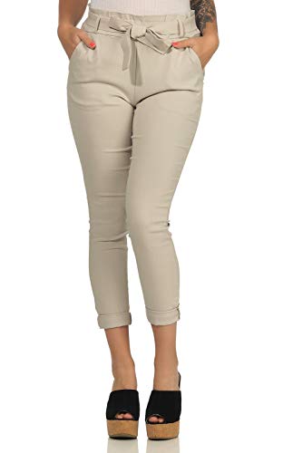 Hailys Damen Hose Bengi beige XS (34) von Hailys