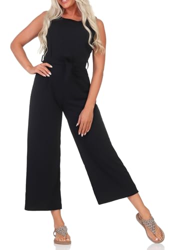 Hailys Damen Jumpsuit Ni44ra Overall Einteiler Romper 3/4-langes Bein Culotte JY-20696 Black S von Hailys