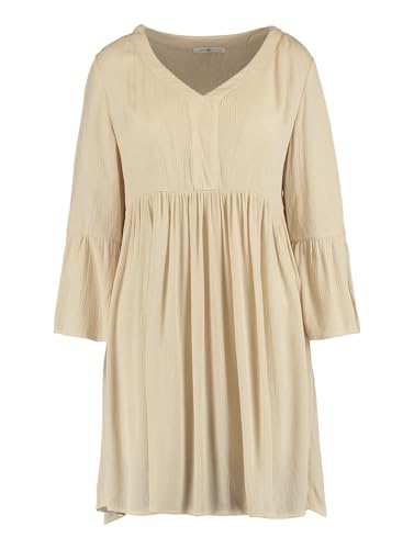 Hailys Damen Kleid Tunika De44lia kurzes Sommerkleid mit 3/4 Ärmeln LA-PO2304019 Beige S von Hailys