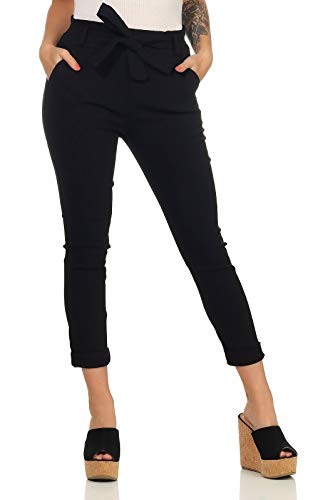 Hailys Damen Paperbag Stoffhose Bengi MF-6698 Black L Hailys Damen Paperbag Stoffhose Bengi MF-6698 Black L von Hailys
