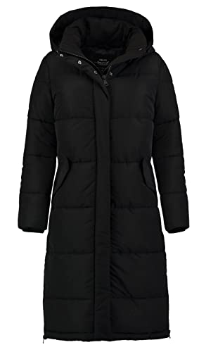 Hailys Damen Steppmantel Jacky gesteppter Parka mit Kapuze DWE-2011055-1 black L von Hailys