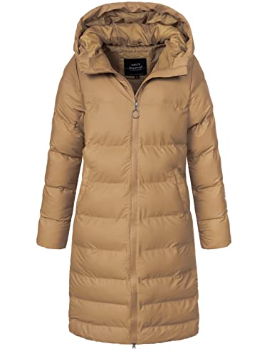 Hailys Damen Steppmantel Long Johanna NX-2003003 camel S von Hailys