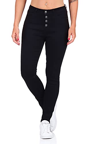 Hailys Damen Jeans Romina schwarz XL (32-33) von Hailys