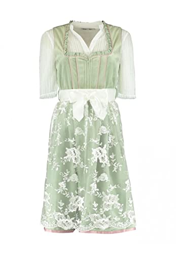 Hailys Dirndel Anna mit Spitze grün Größe L von Hailys