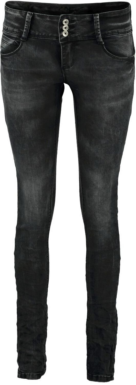 Hailys Jeans - Camila - XS bis XXL - für Damen - Größe L - schwarz von Hailys