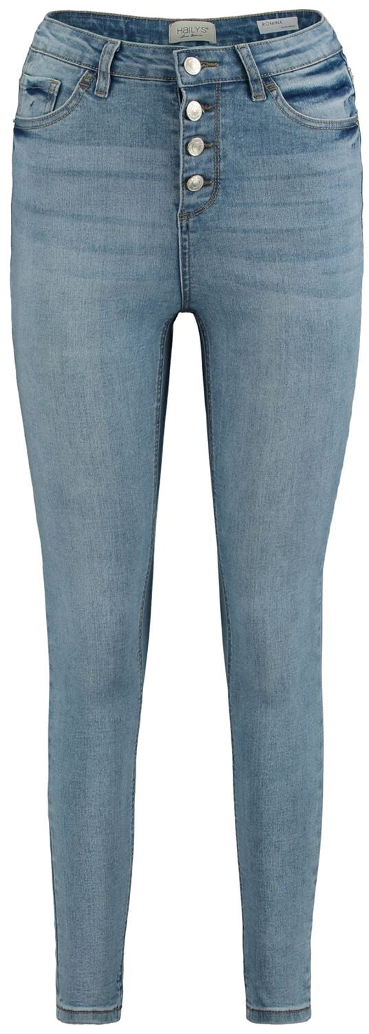 Hailys Jeans - Romina - XS bis XXL - für Damen - Größe L - hellblau von Hailys