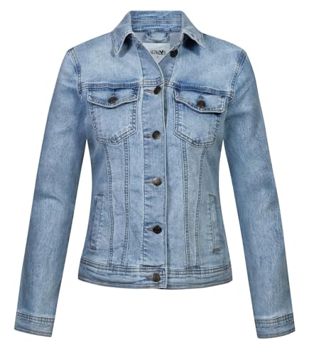 Hailys LS C DJK Ma44cy Frauen Jeansjacke blau XS 77% Baumwolle, 21% Polyester, 2% Elasthan Streetwear von Hailys
