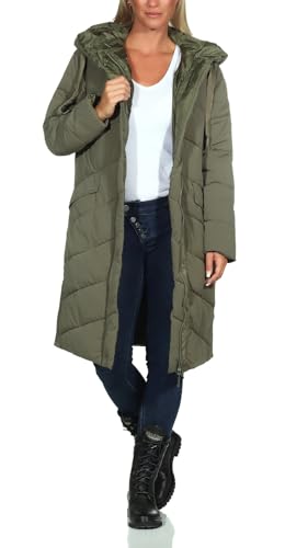 Hailys LS P JK CA44RLOTTA Frauen Wintermantel khaki XXL 100% Polyester Basics, Casual Wear, Streetwear von Hailys