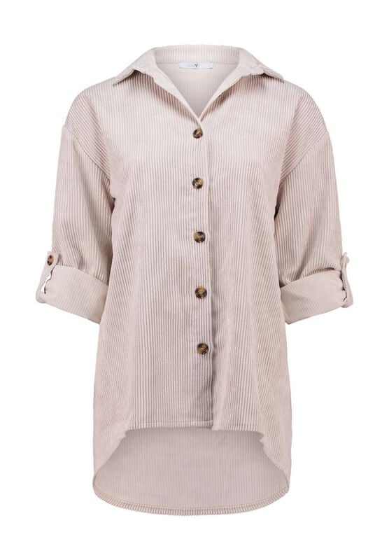 Hailys Langarmhemd - LS P BL RO44BINA - XS bis XXL - für Damen - Größe M - creme von Hailys