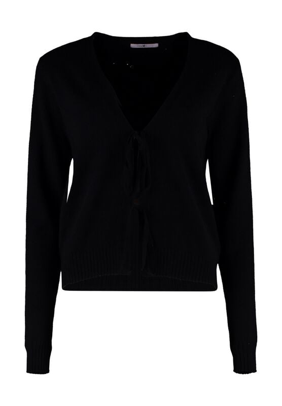 Hailys Langarmshirt - LS V CD BE44CCI - XS bis XXL - für Damen - Größe XS - schwarz von Hailys