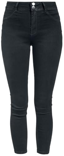 Hailys Push Frauen Jeans schwarz S 70% Baumwolle, 28% Polyester, 2% Elasthan Basics, Streetwear von Hailys