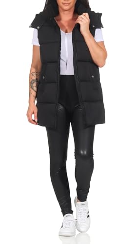 Hailys SL P VT PI44A Frauen Weste schwarz XXL 100% Polyester Streetwear von Hailys
