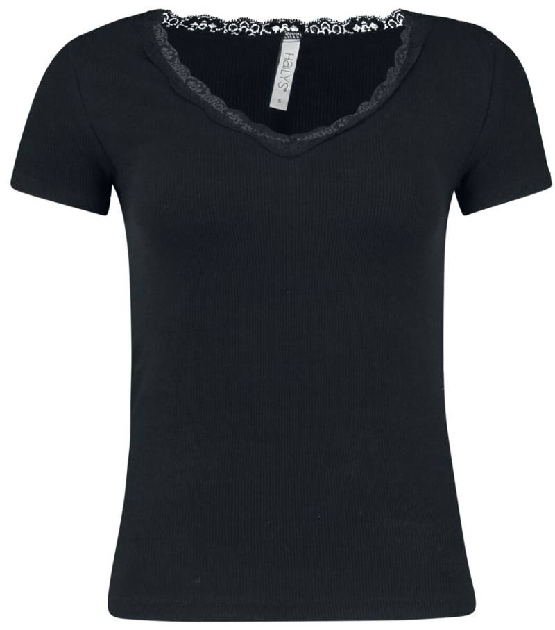 Hailys T-Shirt - Mariella - M bis L - für Damen - Größe L - schwarz Hailys T-Shirt - Mariella - M bis L - für Damen - Größe L - schwarz von Hailys