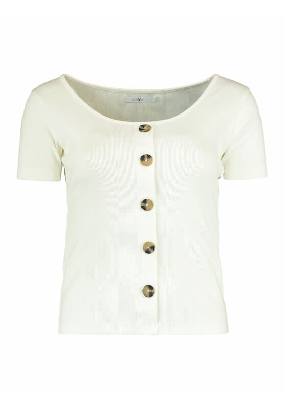 Hailys T-Shirt - SS C TP Sa44mma - XS bis XXL - für Damen - Größe XXL - altweiß Hailys T-Shirt - SS C TP Sa44mma - XS bis XXL - für Damen - Größe XXL - altweiß von Hailys