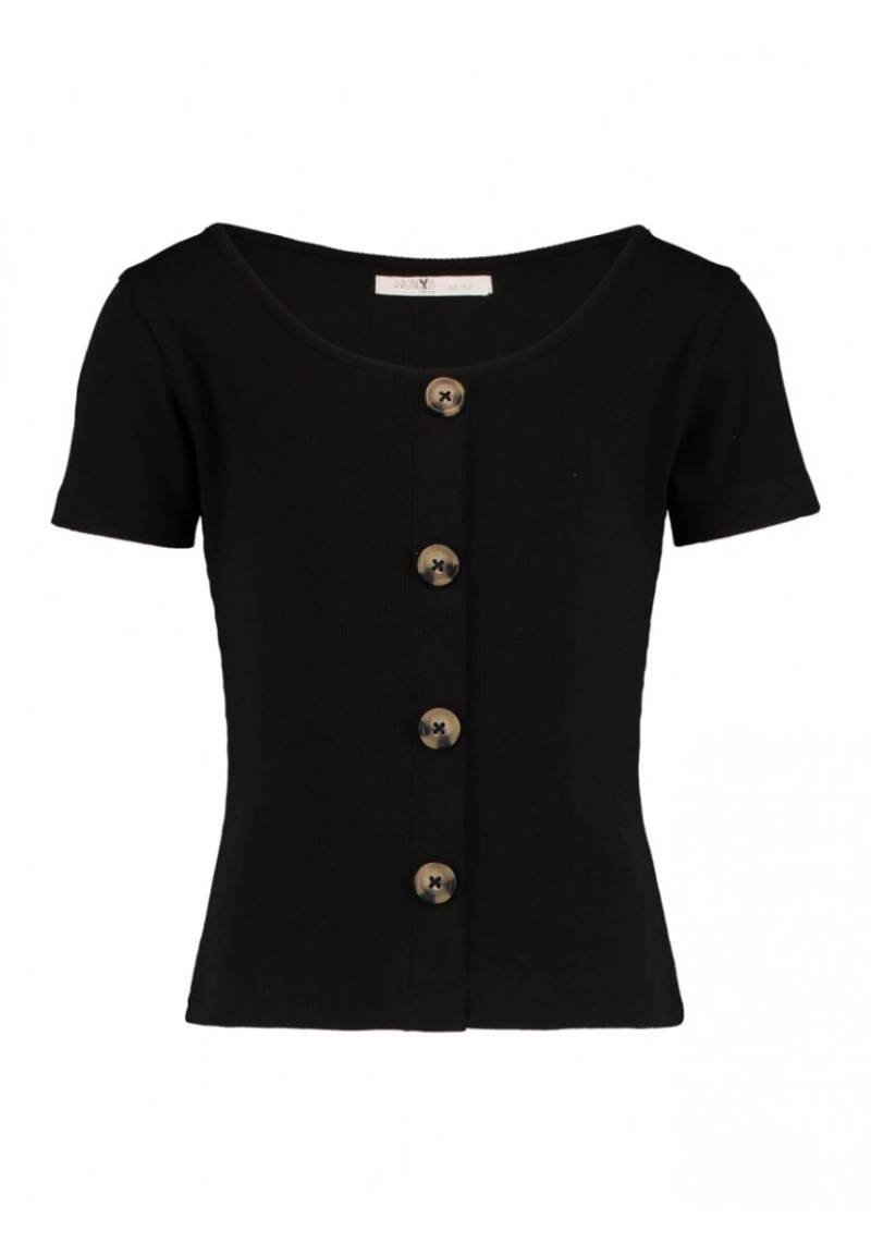 Hailys T-Shirt - SS C TP Sa44mma - XXL - für Damen - Größe XXL - schwarz von Hailys