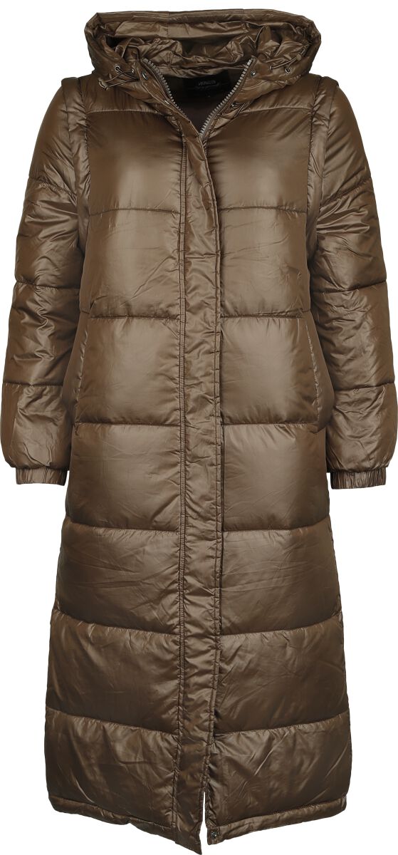 Hailys Wintermantel - LS P JK MI44LENA 2IN1 - XS bis XL - für Damen - Größe L - braun von Hailys