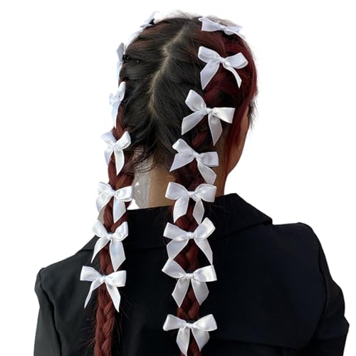 Haarspangen für Damen und Mädchen, kleine Schleife, einfarbig, 15 Stück von Haipink