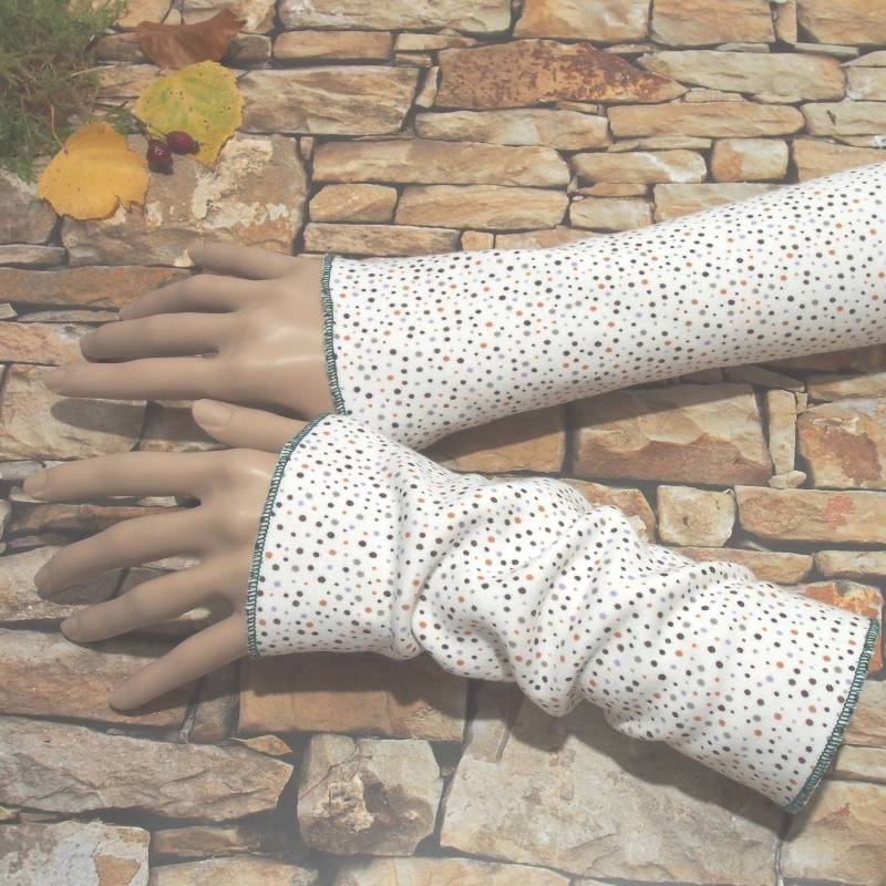 Armstulpen Alpenfleece Damen Stulpen Pulswärmer Handstulpen von Haipo