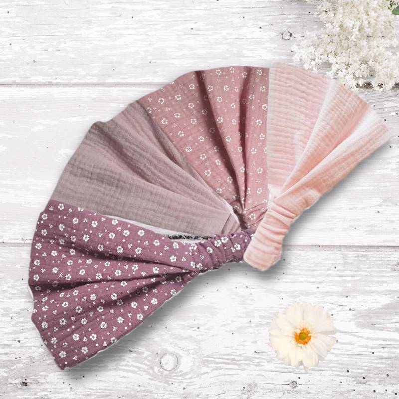 Bandana Kopftuch Aus Musselin in 4 Farben, Sonnenschutz Für Babys, Kinder Und Erwachsene von Haipo