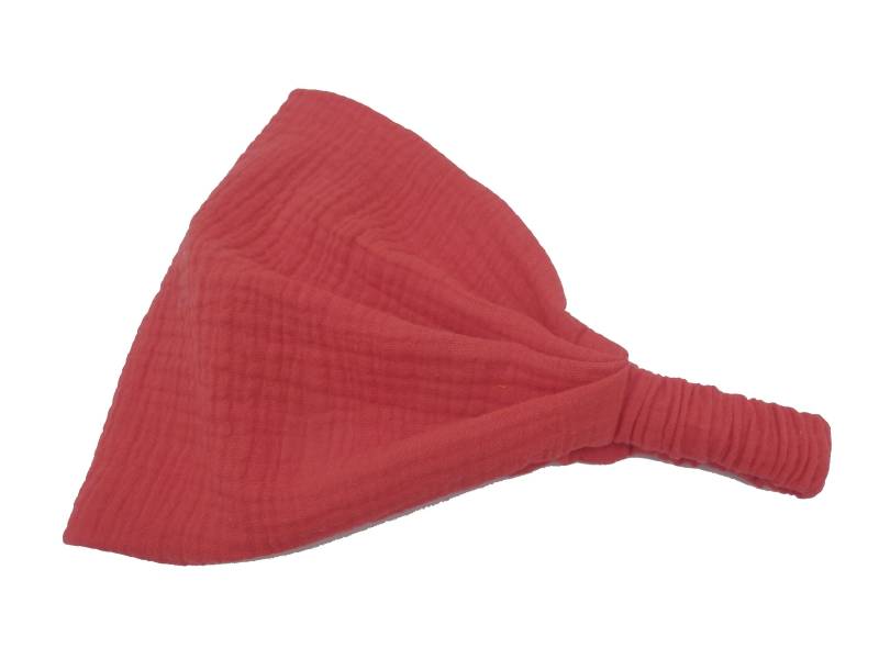 Bandana Kopftuch Musselin Rot Damen Haarband Kinder Sonnenschutz von Haipo