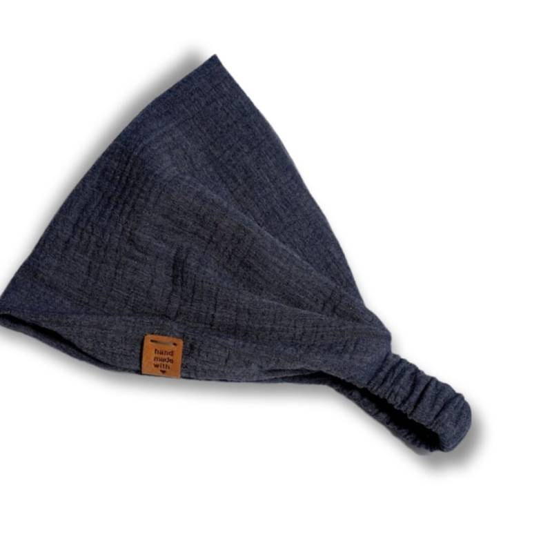 Musselin Haarband Damen Bandana Baby Kopftuch Kinder Sonnenschutz in Fünf Melange-Farben von Haipo