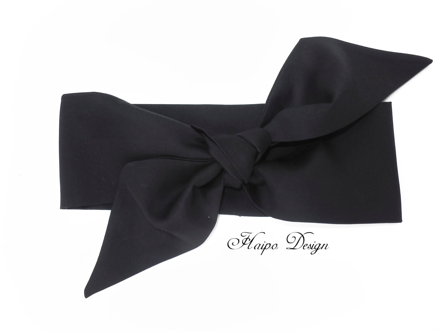 Rockabilly Haarband Schwarz 50S von Haipo