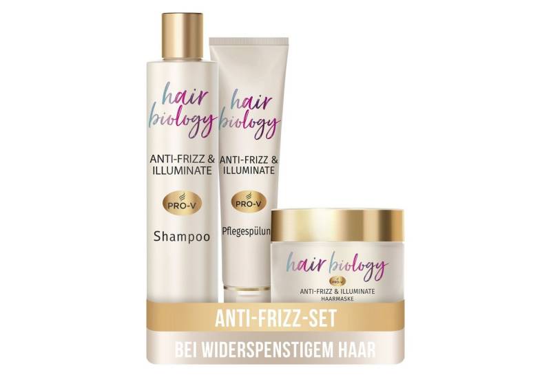 Hair Biology Haarkur Hair Biology Anti-Frizz & Illuminate Haarpflege Set Hair Biology Haarkur Hair Biology Anti-Frizz & Illuminate Haarpflege Set von Hair Biology