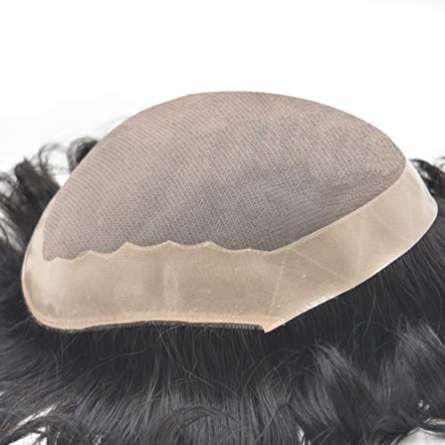 Hairnotion Herren Perücke Durable Echthaar Schwarz 1b # Männer Toupet Echthaar 6X8 Zoll Hairnotion Herren Perücke Durable Echthaar Schwarz 1b # Männer Toupet Echthaar 6X8 Zoll von Hair Notion