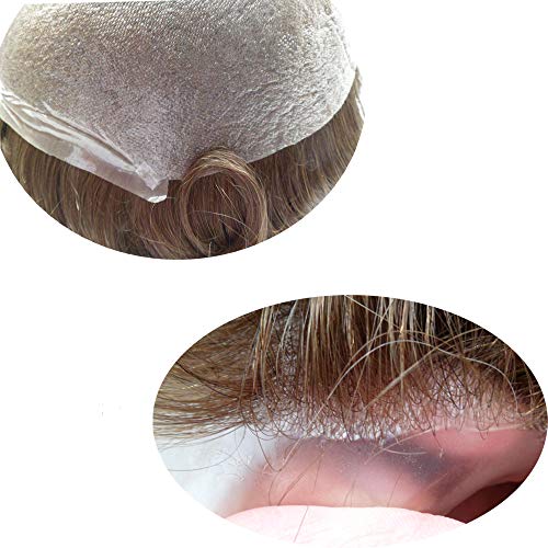 Hairnotion Perücken Echthaar Männer Alle V-Loop super dünne Haut Echthaar Mann 8x10 Zoll toupet für männer grau #1B20 Hairnotion Perücken Echthaar Männer Alle V-Loop super dünne Haut Echthaar Mann 8x10 Zoll toupet für männer grau #1B20 von Hair Notion