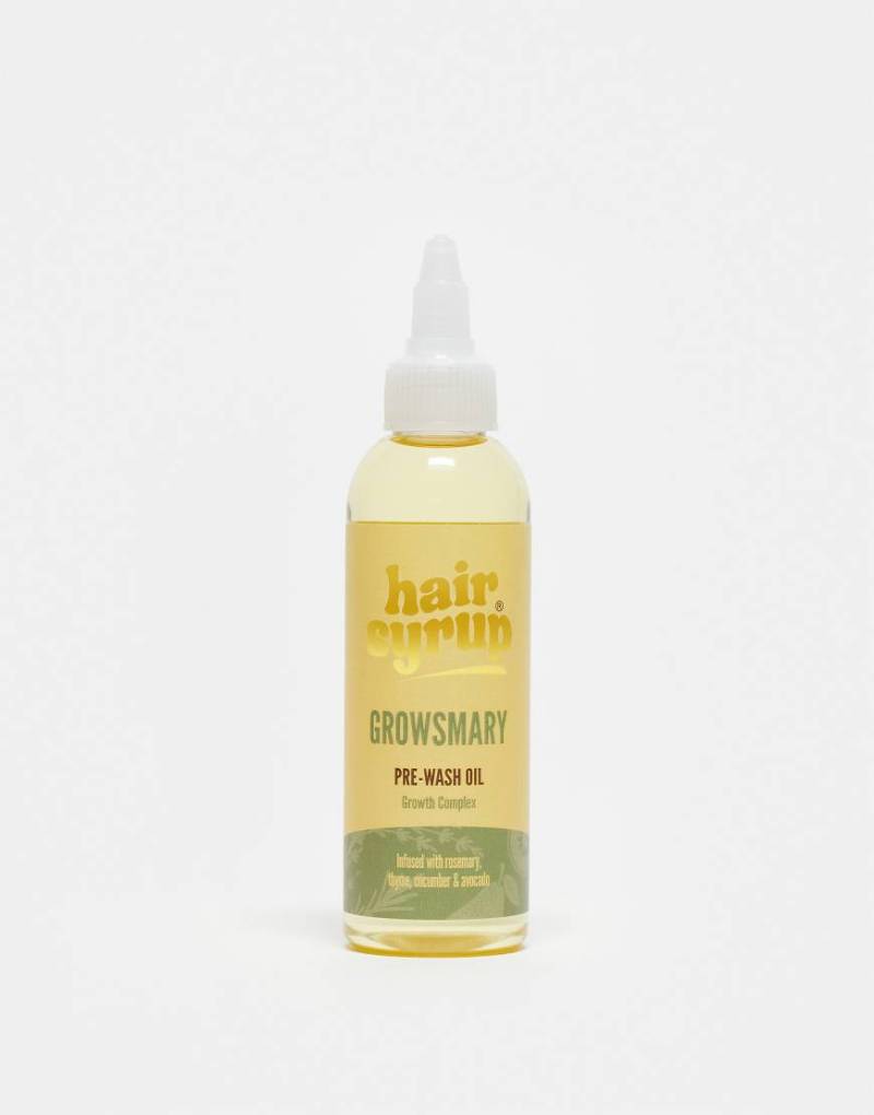 Hair Syrup - Growsmary Thickening Pre-Wash Hair Oil - Haaröl für vor der Haarwäsche 100 ml-Keine Farbe von Hair Syrup