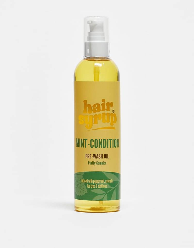 Hair Syrup - Mint Condition - Feuchtigkeitsspendendes Haaröl für vor dem Waschen, 300 ml-Keine Farbe von Hair Syrup