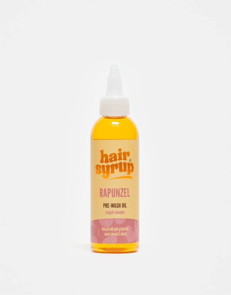 Hair Syrup - Rapunzel - Growth Pre-Wash Hair Oil - Wachstumsförderndes Haaröl vor der Haarwäsche 100 ml-Keine Farbe von Hair Syrup