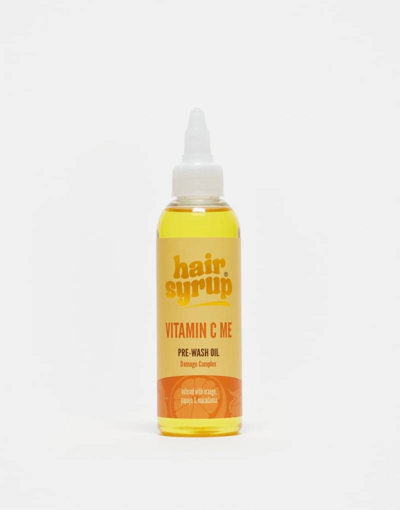 Hair Syrup - Vitamin C Me Stengthening Pre-Wash Hair Oil - Stärkendes Haaröl für vor der Haarwäsche 100 ml-Keine Farbe von Hair Syrup
