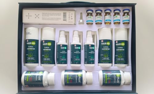 HairMD Friendly Advanced Hair Growth & Thickening Set – 3 Months | Hair Loss & Regrowth Treatment with Biotin Keratin Collagen Pro Vitamin B5 | Hair Growth Problems for Men and Women | Stop Hair Loss HairMD Friendly Advanced Hair Growth & Thickening Set – 3 Months | Hair Loss & Regrowth Treatment with Biotin Keratin Collagen Pro Vitamin B5 | Hair Growth Problems for Men and Women | Stop Hair Loss von HairMD