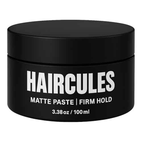 Haircules Matte Hair Paste – Starker Halt, Kein Glanz, Lang anhaltende Definition & Textur, Nicht fettende Styling-Paste für Männer, Keine Schuppen, Für alle Haartypen geeignet, Hält das Haar gesund Haircules Matte Hair Paste – Starker Halt, Kein Glanz, Lang anhaltende Definition & Textur, Nicht fettende Styling-Paste für Männer, Keine Schuppen, Für alle Haartypen geeignet, Hält das Haar gesund von Haircules