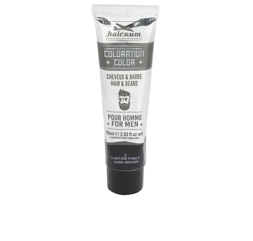 Hairgum Haarpflege-Set COLORATION Bart- und Haarfarbe #3 -Dunkelbraun 60 gr Hairgum Haarpflege-Set COLORATION Bart- und Haarfarbe #3 -Dunkelbraun 60 gr von Hairgum