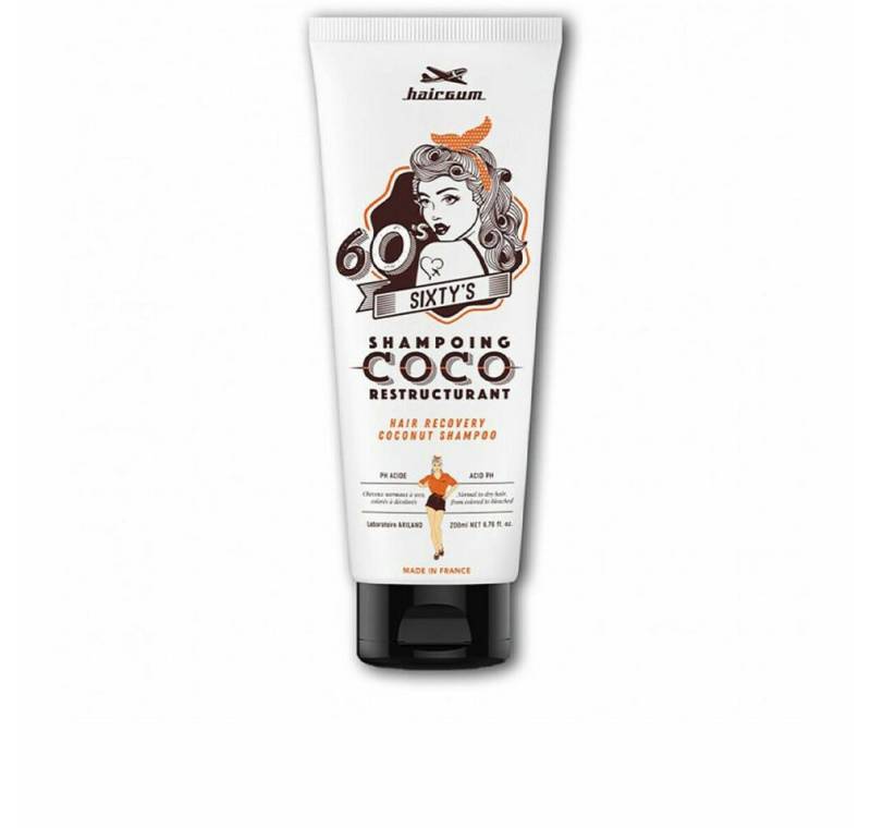 Hairgum Haarshampoo Sixty's Recovery Coconut Shampoo 200ml Hairgum Haarshampoo Sixty's Recovery Coconut Shampoo 200ml von Hairgum
