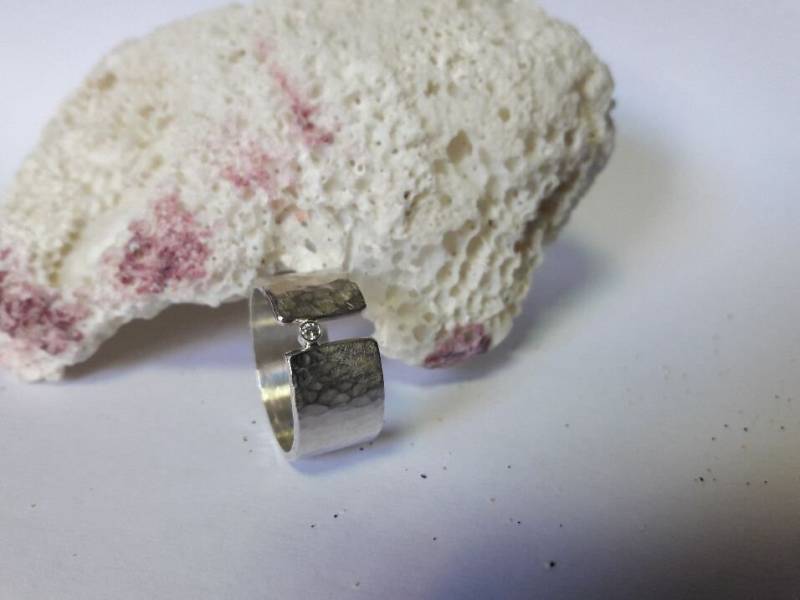 Diamantring 935 Silber Brilliant Diamantring 935 Silber Brilliant von Hairico