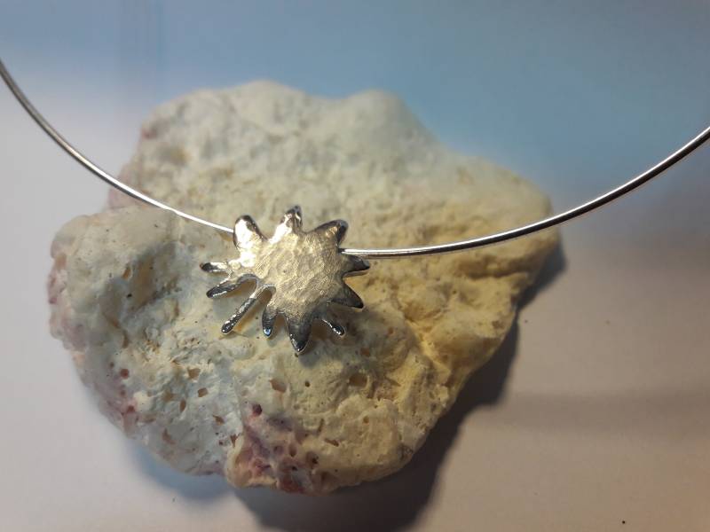 Halsreif Mit Lebensbaum 935 Silber Unikat von Hairico