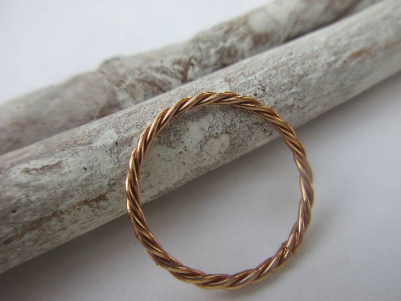 Kordelring 585 Rosegold von Hairico