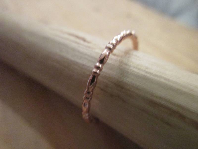 Ring, Rosegold 585, 2 Mm von Hairico
