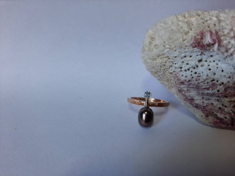 Rosegoldring 585 Mit Topas Rosegoldring 585 Mit Topas von Hairico