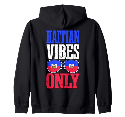 Haitian Vibes Only Haiti Pride Herren Damen Kapuzenjacke Haitian Vibes Only Haiti Pride Herren Damen Kapuzenjacke von Haitian Pride for Haiti Lover Men Women