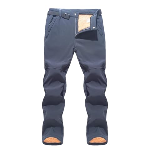 Haitpant Winter-Skihose für Herren und Damen, winddichte warme Schneehose, Outdoor-Snowboarding, Trekkinghose, grau, 52 von Haitpant